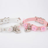 Halsband mit Stachelblumen